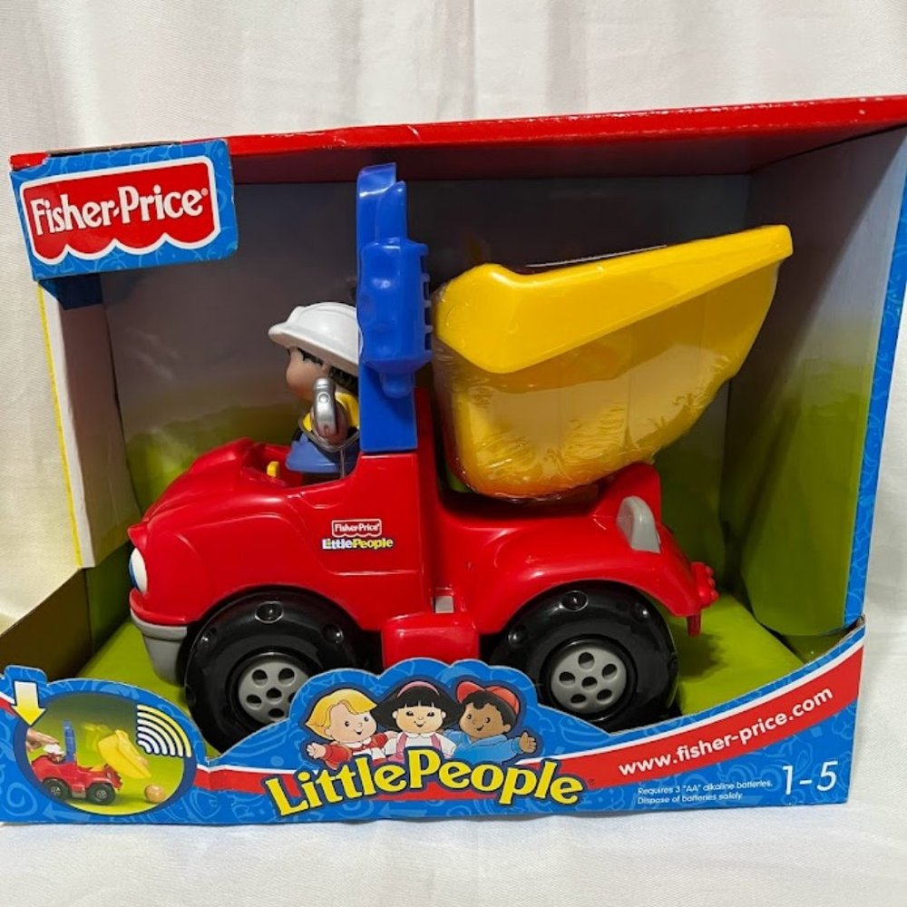 Fisher-Price Little People Dumpety the Dump Truck 2003 Mattel NIB HTF